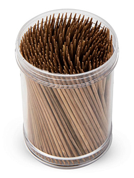 Зубочистки 40шт кофе бамбук 000000000001229820