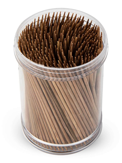 Зубочистки 40шт кофе бамбук 000000000001229820