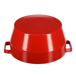 Кастрюля 6,3л 28см PYREX EASYGRIP круглая красная чугун 000000000001142243