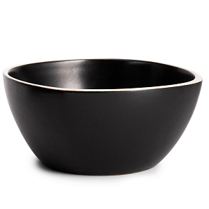 Салатник 15см квадратный черный глазурованная керамика 000000000001213891