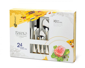 Набор столовых приборов 24пр APOLLO Barolo BAR-24 000000000001180828