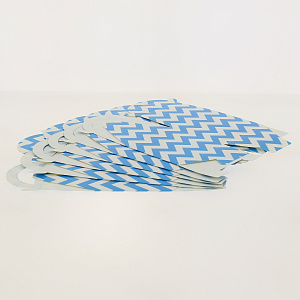 Коробка средняя 10х20см 6шт голубая полоска R010047 000000000001174067