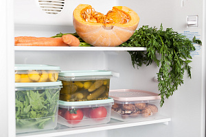 Контейнер для продуктов Plast Team PATTERN FLEX, с гибкой полиэтиленовой крышкой, прямоугольный, коралловый, 1,3л, 202х150х60 (PT1132) 000000000001201521