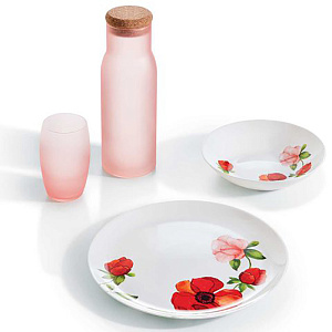 BERGAMOTE Тарелка десертная 19см LUMINARC опал P1322 000000000001188613