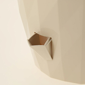 Кашпо со вставкой Соло RUBY 3л цвет Пудровый артикул КШ-6455 пластик 000000000001194630