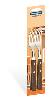 Набор столовых вилок 2 предмета TRAMONTINA Tradicional нержавеющая сталь 000000000001201490