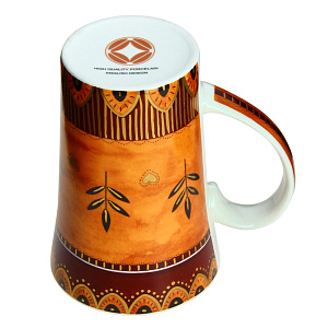 Кружка Бежевый Орнамент Estetica, 340мл 000000000001059527