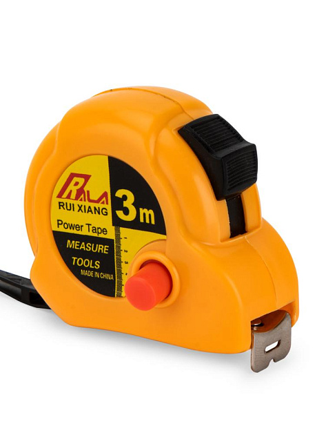 Рулетка измерительная 3мх1,5см желтый пластик 000000000001229472