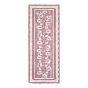 Коврик универсальный 80х200см LUCKY ЦВЕТЫ розовый 100%хлопок 000000000001187818