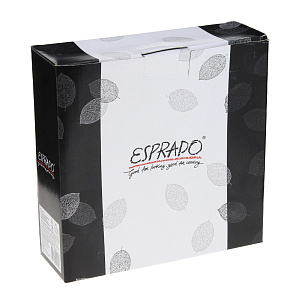 Набор тарелок обеденных 6шт 22,5см ESPRADO Bosqua Platina фарфор 000000000001177177