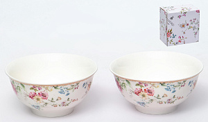 Набор пиал 2шт 300мл 12см BALSFORD Франсуаза подарочная упаковка фарфор 172-42005 000000000001203936