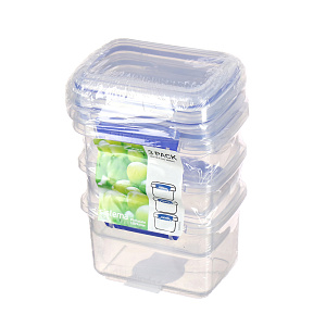 Набор контейнеров для продуктов Sistema, 400мл, 3 шт. 000000000001142898