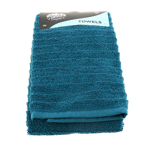 Полотенце 50х90см ПОСУДА ЦЕНТР синий хлопок 000000000001187032