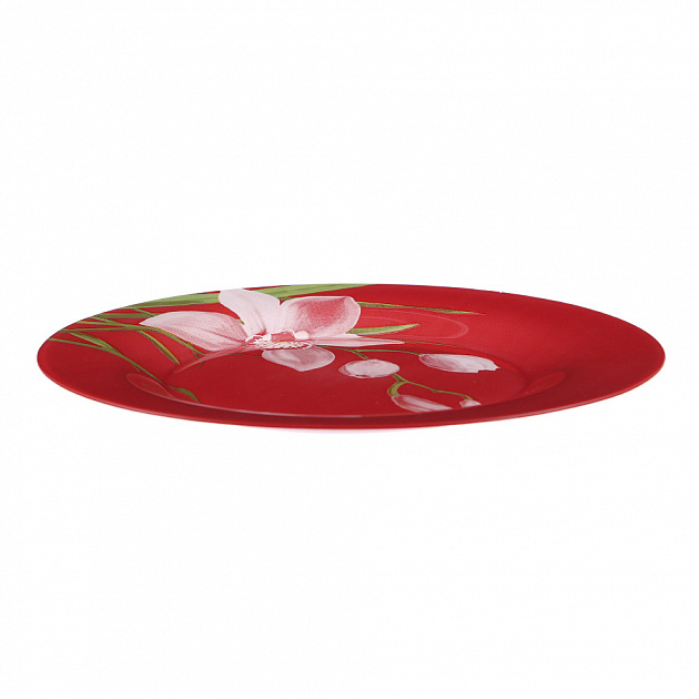 Плоская тарелка Red Orchis Luminarc 000000000001005089