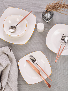 Набор столовой посуды 19 предметов TULU PORSELEN Vendy фарфор Набор столовой посуды 19 предметов TULU PORSELEN Vendy фарфор 000000000001212902