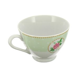 Чайная пара Mix&Match Porcelaine Czech Gold Hands, светло-зелёный, 250мл 000000000001136212