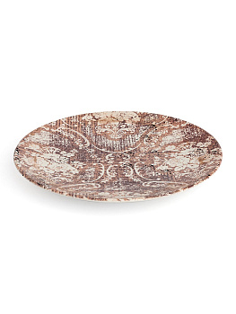 Тарелка обеденная 26см LUCKY Антик сервировочная лиловый керамика 000000000001220244