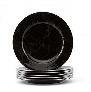 Набор столовой посуды 19 предметов TULU PORSELEN Lale with gold rim фарфор 000000000001212895