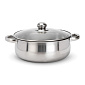 Кастрюля 3,9л толщина стенок 0,4мм нержавеющая сталь M010205/R010308