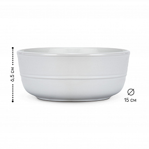 Набор столовой посуды 16 предметов белый матовый керамика 000000000001219905
