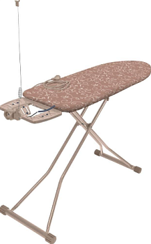 Доска гладильная 120х40смНИКА Haushalt ornament. Подставка под утюг.Розетка с удлинителем1,9м.Гладильная поверхность-термостойкий пластик чехол-хлопок 000000000001205065