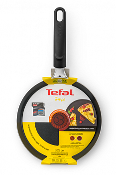 Сковорода блинная 22см TEFAL Tempo антипригарное покрытие алюминий 000000000001199339