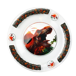 Набор детской посуды 3 предмета ND PLAY Мир Юрского периода Вулкан стекло 000000000001212270