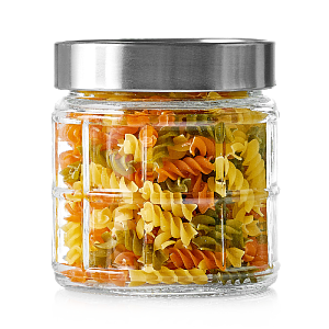 Емкость для сыпучих продуктов 800мл ESPRADO Orondo пластиковая крышка стекло 000000000001178528