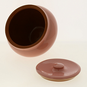 Горшочек под жаркое 700мл ПОСУДА ЦЕНТР с крышкой розовый керамика 4243 000000000001182204