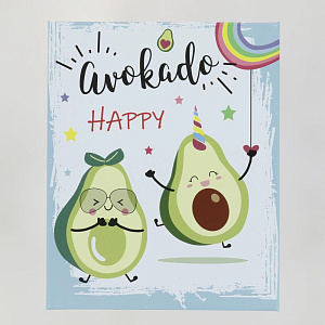 Коробка подарочная 23x19x13см РУТАУПАК AVOCADO blue 000000000001210676