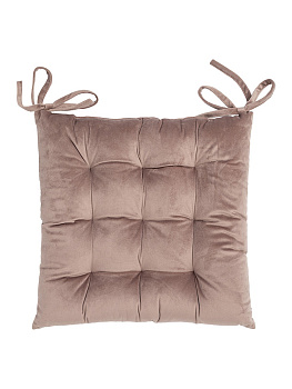 Подушка на стул 40х40см DE'NASTIA меандр бежевый полиэстер 000000000001218808