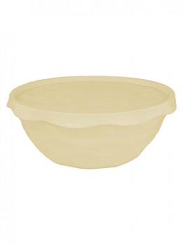 Салатник с крышкой 2,5л пластик сливочный крем Brilliante GR1835СЛ 000000000001197198