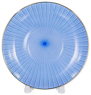 Чайная пара (чашка 200мл) BALSFORD Палитра Арабеска лазурная фарфор 000000000001183418