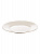 Тарелка десертная 21см DE'NASTIA OLYMPOS белая с золотистой каймой фарфор 000000000001218842