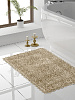Коврик для ванной 60x100см DE'NASTIA кружево бежевый хлопок