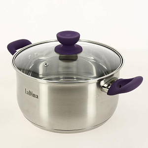 Набор посуды 8 предметов LADINA REGULAR Violetta нержавеющая сталь Набор посуды 8 предметов LADINA REGULAR Violetta нержавеющая сталь 000000000001204281