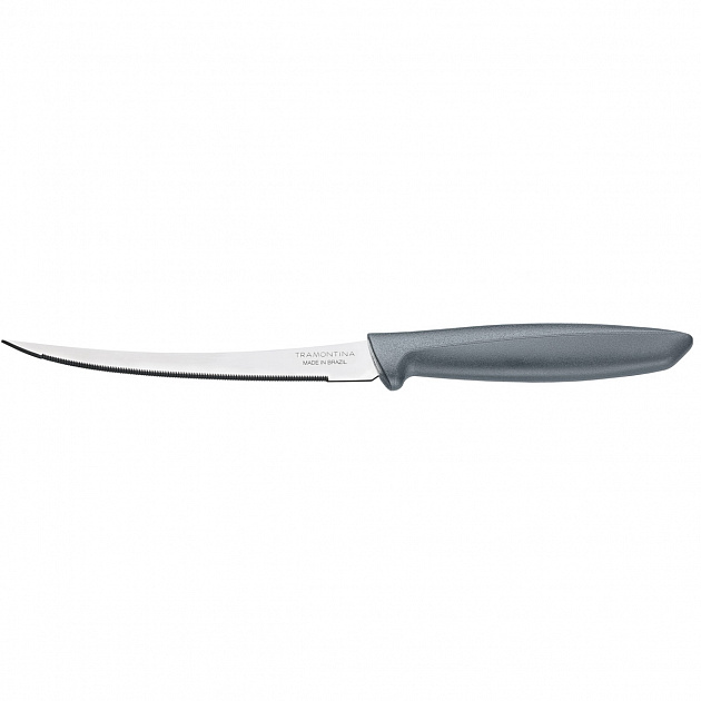 Нож 12,5см TRAMONTINA Plenus для помидоров и цитрусов серый нержавеющая сталь 000000000001217283