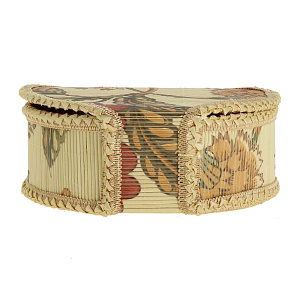 Шкатулка Цветочная, 21?16.5?8 см, бамбук 000000000001082427