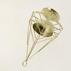 Подсвечник декоративный "Pyramide" D4см металл R011233 000000000001200393