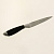 Нож металлический с черной ручкой, длина 13 см 000000000001185682