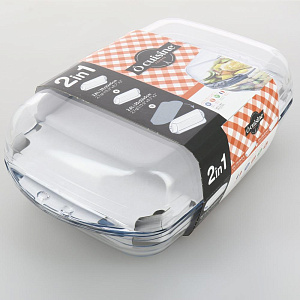 Утятница-Ростер 2,6л 2 формы PYREX стекло 000000000001206781