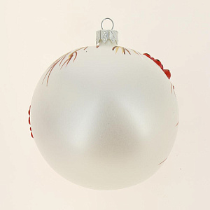 Декоративное украшение Шар 5 D10см БИРЮСИНКА Гроздья рябины стекло 000000000001150616