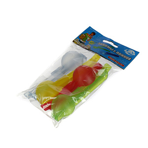 Набор зажимов с ложкой Мультидом, пластик, 4 шт. 000000000001111931