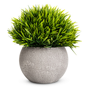 Цветок искусственный растение Трава 13см в горшке 000000000001218480