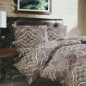 Комплект постельного белья Евро LUCKY Калейдоскоп 50х70 пододеяльник 200х220см простынь 220х240см наволочки 50х70см-2шт поплин 100% хлопок 000000000001212740