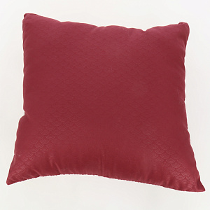 Подушка декоративная 40х40см MOONBERRY без канта бордовая наполнитель холлофайбер покрытие микрофибра 000000000001212152