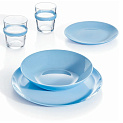 DIWALI LIGHT BLUE Тарелка десертная 19см LUMINARC опал 000000000001180650
