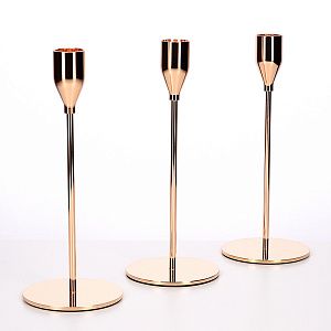 Подсвечник декоративный "Modern" 20см металл золото R011280 000000000001200400