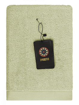 Полотенце 70х130см DE'NASTIA SOFT COLLECTION оливковый хлопок-100% 000000000001216100