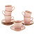 Кофейный набор Розовые мечты Коралл, 12 предметов 000000000001166779